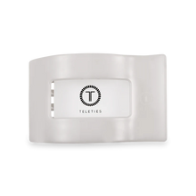 Load image into Gallery viewer, Teleties Flat Rectangle Clips -Coconut White
