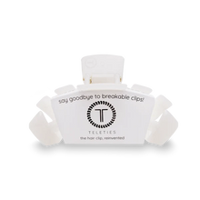 Load image into Gallery viewer, Teleties Classic Claw Clip -Coconut White
