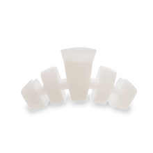 Load image into Gallery viewer, Teleties Classic Claw Clip -Coconut White
