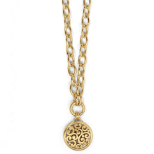 Load image into Gallery viewer, Brighton Contempo Medallion Charm Necklace -Gold
