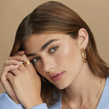 Load image into Gallery viewer, Brighton Contempo Medium Hoop Earrings -Gold
