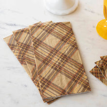 Load image into Gallery viewer, H&amp;C Guest Towel Napkins -Autumn Plaid
