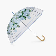 Load image into Gallery viewer, Rifle Paper Clear Umbrella -Hydrangea

