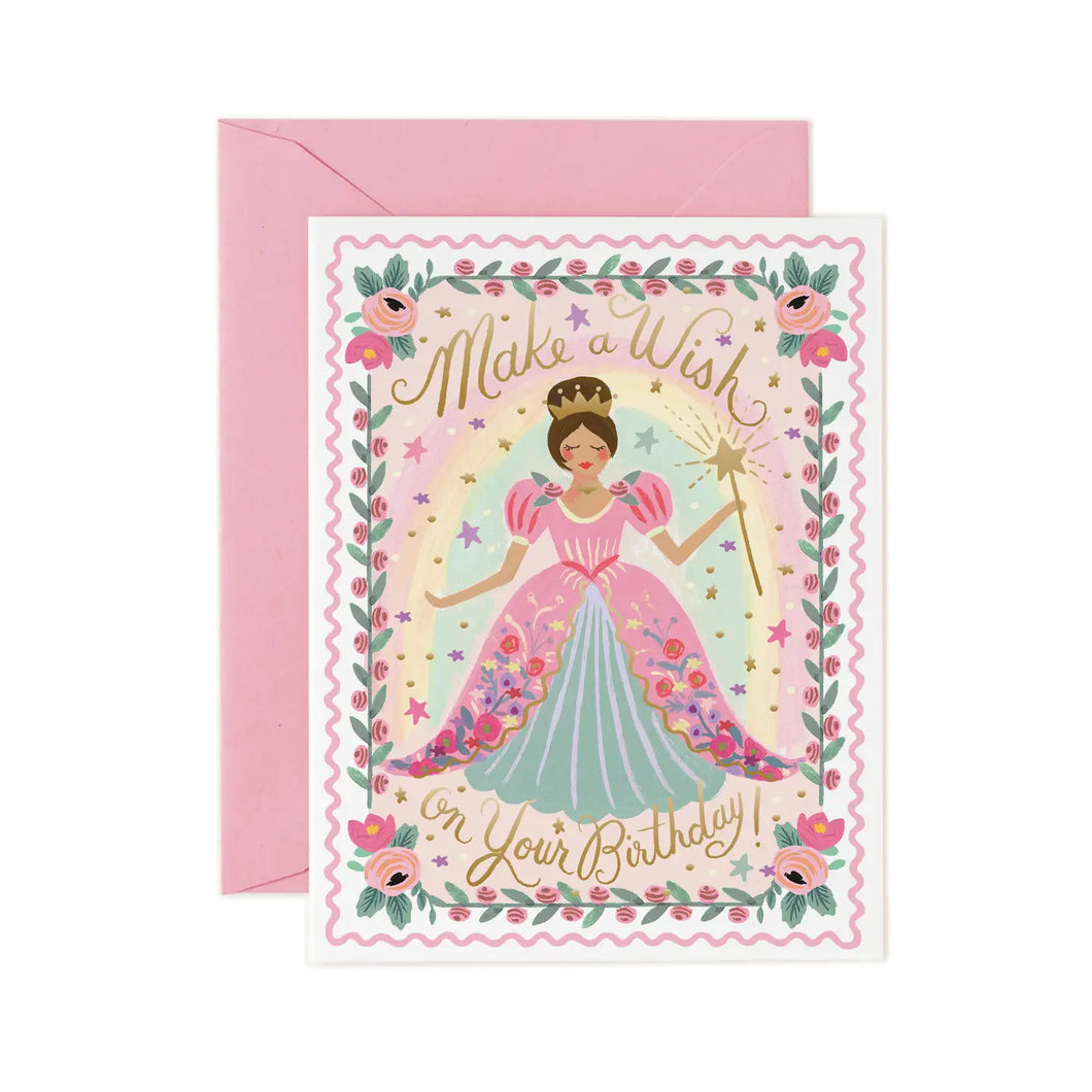 Rifle Paper Birthday Card -Princess