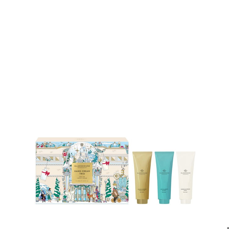 Glasshouse Christmas Hand Cream Trio