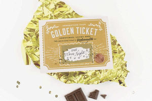 Scratch Off Birthday Card -Golden Ticket