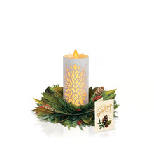 Load image into Gallery viewer, Holiday Candle w/ Lights Card
