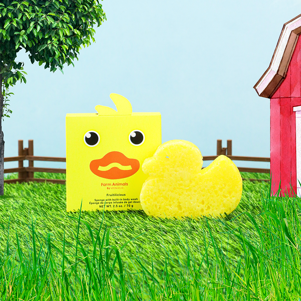 Spongelle Farm Animal -Danny Duck
