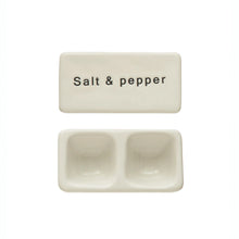 Load image into Gallery viewer, Stoneware Salt &amp; Pepper Pinch Pot
