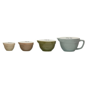 At the Table Batter Bowl Measuring Cups