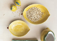 Load image into Gallery viewer, Hand-Painted Stoneware Lemon Bowls
