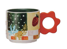 Load image into Gallery viewer, Spring Flower Handle Mug
