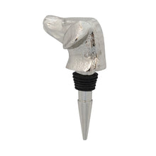 Load image into Gallery viewer, Cast Aluminum Dog Wine Stopper
