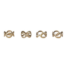 Load image into Gallery viewer, Brass Chain Napkin Rings
