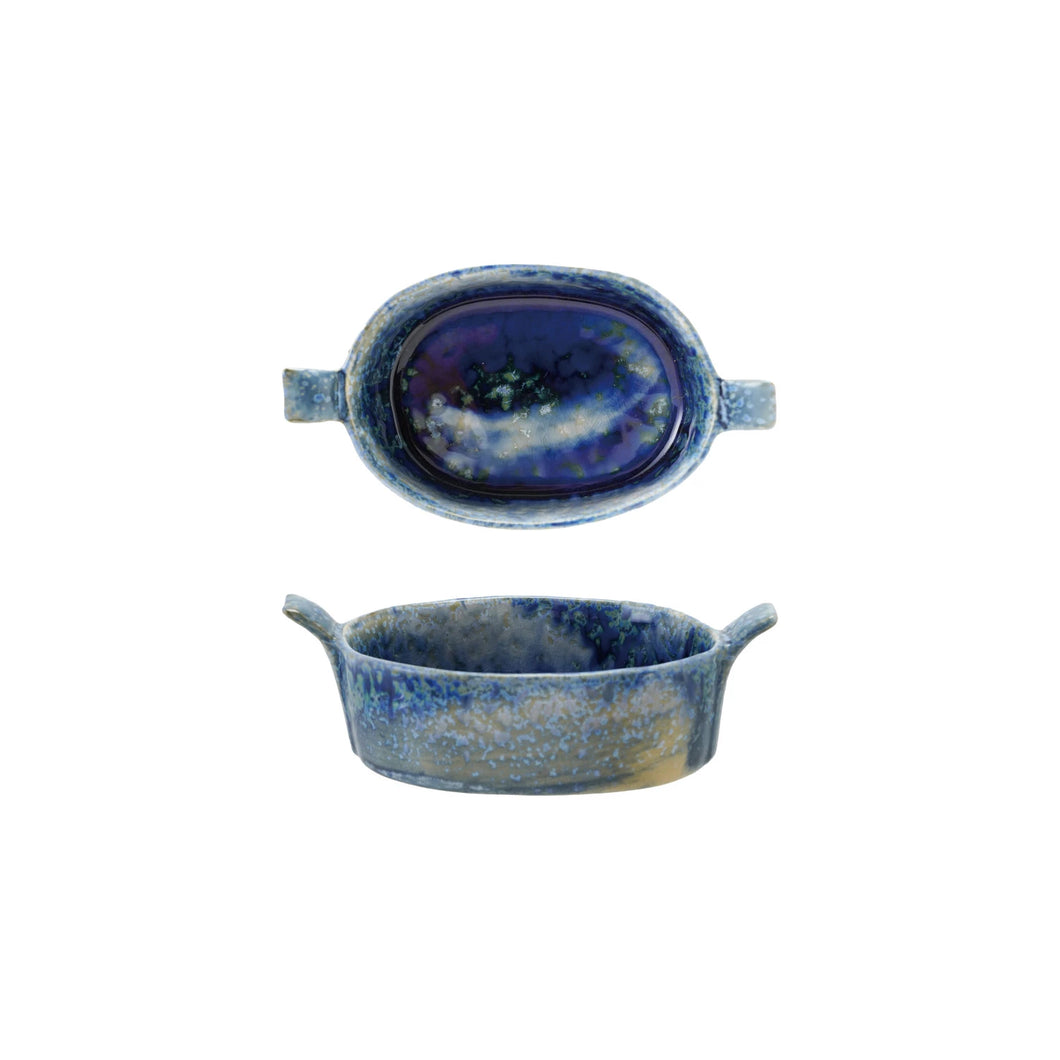Blue Mini Baker w/ Handles -7 oz