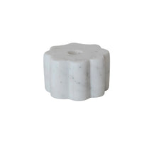 Load image into Gallery viewer, Marble Scalloped Taper Holder
