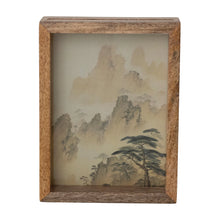 Load image into Gallery viewer, Wood &amp; Glass Floating Two-Sided Photo Frame -5x7
