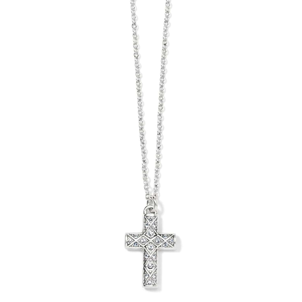 Brighton Diamond Cross Necklace