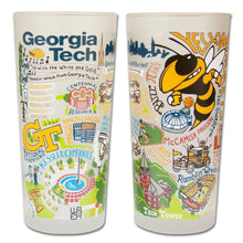 Load image into Gallery viewer, Collegiate Drinking Glass -Georgia Tech
