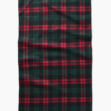 Load image into Gallery viewer, Geometry Very Merry Plaid Tea Towel
