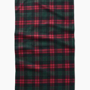 Geometry Very Merry Plaid Tea Towel