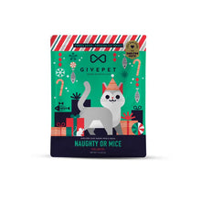 Load image into Gallery viewer, GivePet Naughty or Mice Freeze Dried Christmas Cat Treats
