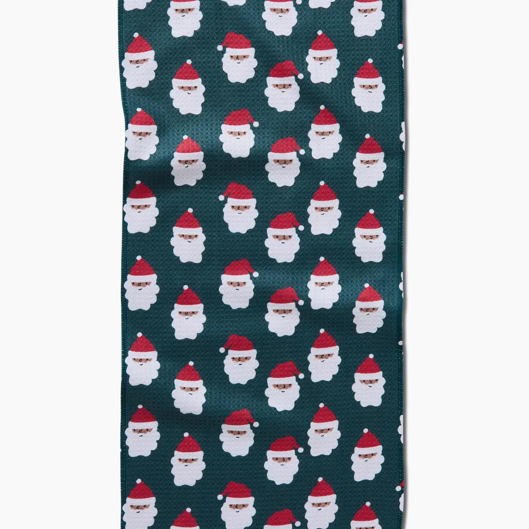 Geometry Bar Towel -Santa Santa