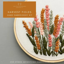 Load image into Gallery viewer, Hand Embroidery Kit -Harvest Fields
