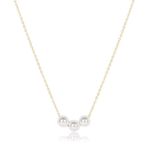 enewton egirl 14" Gold Necklace -Joy Pearl