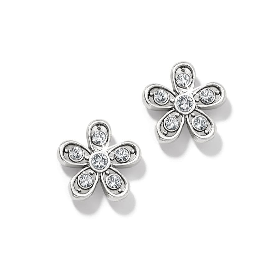 Brighton Enchanting Flower Post Earrings -Silver