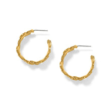 Load image into Gallery viewer, Brighton Everbloom Petal Hoop Earrings -Gold
