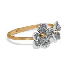 Load image into Gallery viewer, Brighton Everbloom Windflower Open Hinged Bangle
