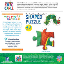 Load image into Gallery viewer, Eric Carle The Very Hungry Caterpillar Shaped Puzzle

