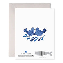 Load image into Gallery viewer, E Frances Anniversary Card -Blue Birds
