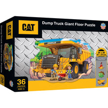 Load image into Gallery viewer, Cat Dump Truck Giant Floor Puzzle
