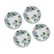 Load image into Gallery viewer, Rifle Paper Melamine Dessert Plates -Hydrangea

