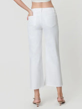 Load image into Gallery viewer, Vervet High Rise Crop Wide Leg Jean -Optic White
