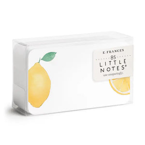 E Frances Little Notes -Lemon