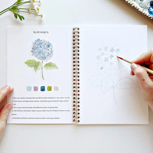 Watercolor Workbook Set -Flowers