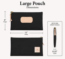 Load image into Gallery viewer, Jon Hart Large Pouch -Red
