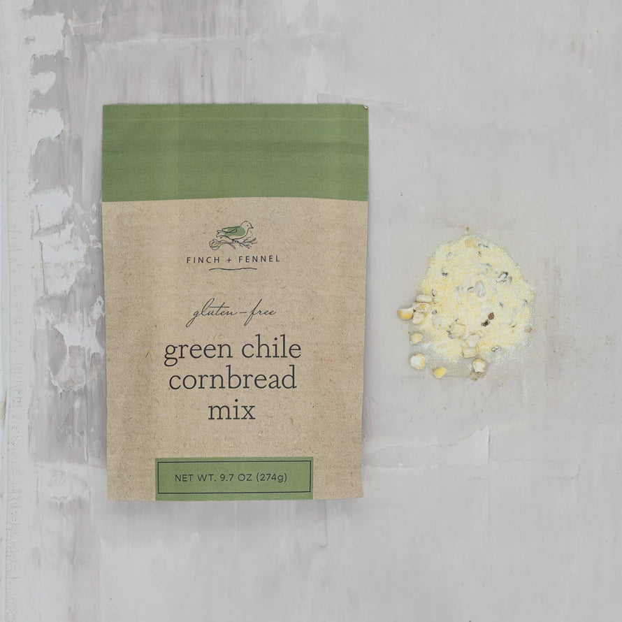 F+F Gluten Free Green Chili Cornbread Mix