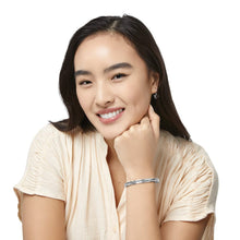 Load image into Gallery viewer, Brighton Footprints Hinged Bangle
