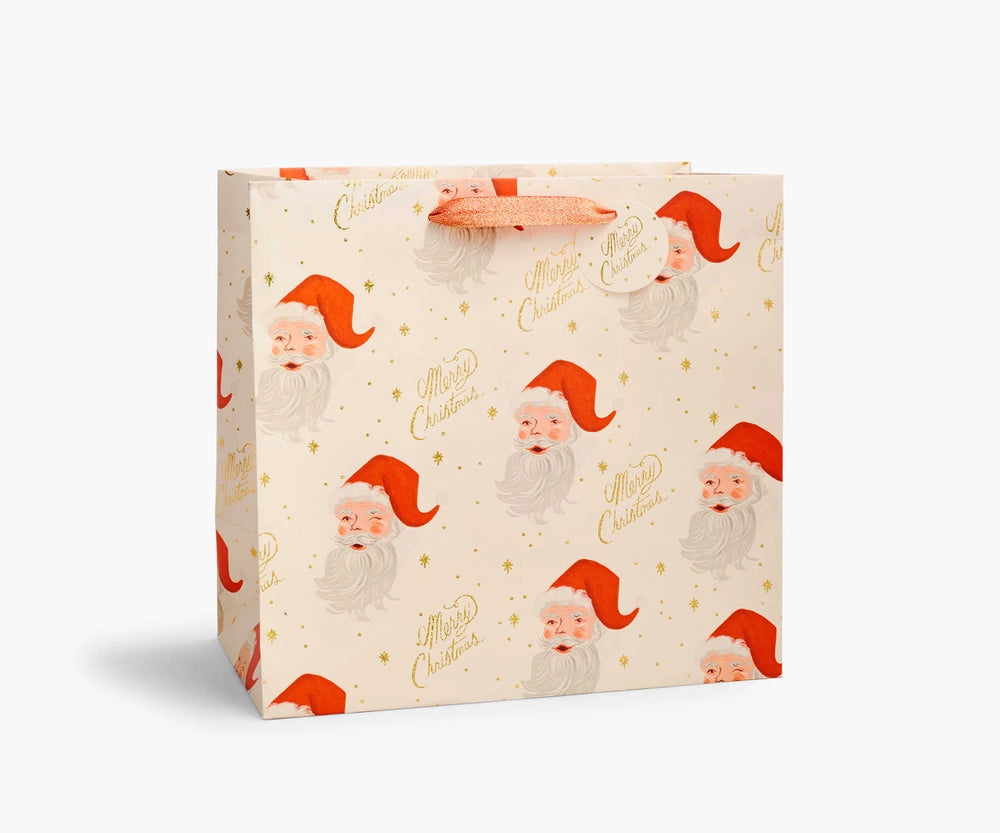 Rifle Paper Holiday Gift Bags -Santa