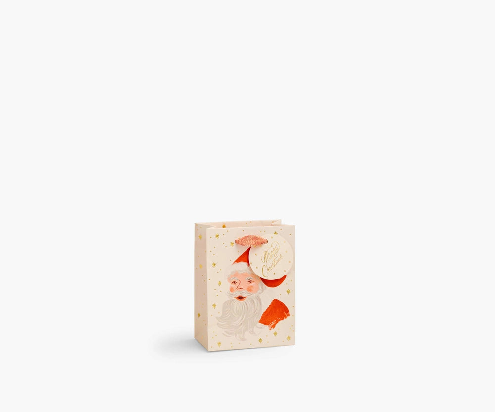 Rifle Paper Holiday Gift Bags -Santa