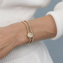 Load image into Gallery viewer, enewton ecollegiate classic gold 3mm bracelet -uga disc

