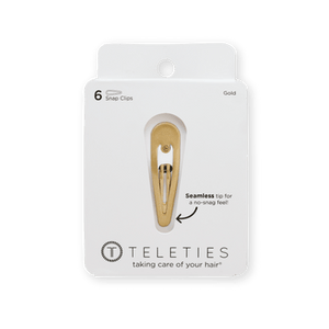 Teleties Snap Clip -Gold