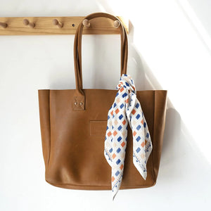 Naomi Bandana -Rectangles Coral