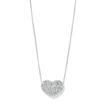 Load image into Gallery viewer, Brighton Illumina Celeste Heart Bold Necklace -Silver
