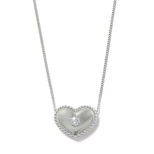 Load image into Gallery viewer, Brighton Illumina Celeste Heart Bold Necklace -Silver
