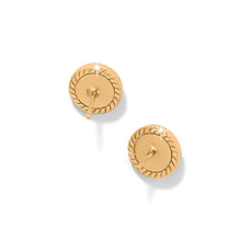Load image into Gallery viewer, Brighton Illumina Celeste Dome Post Earrings -Gold
